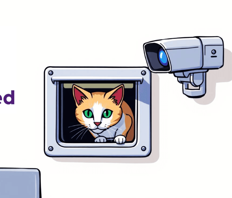 AI-assisted cat flap
